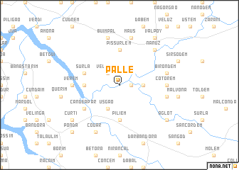 map of Palle