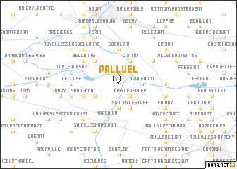 map of Palluel