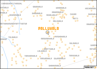 map of Palluwāla