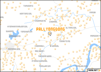 map of Pallyong-dong