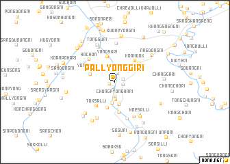 map of Pallyonggi-ri