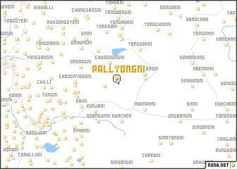 map of Pallyong-ni