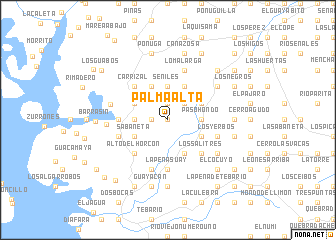 map of Palma Alta