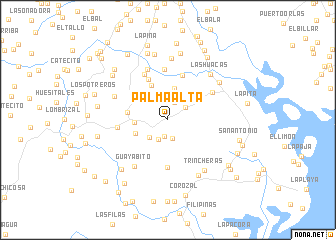 map of Palma Alta