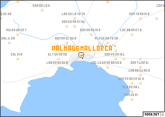 map of Palma de Mallorca