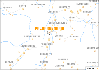 map of Palmar de María