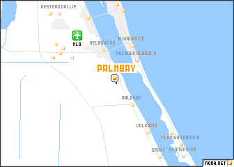 map of Palm Bay