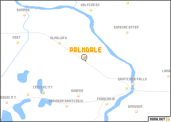 map of Palmdale