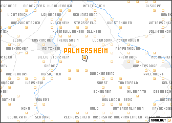 map of Palmersheim