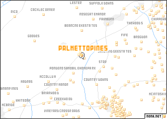 map of Palmetto Pines