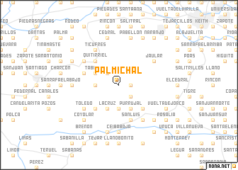 map of Palmichal