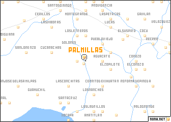 map of Palmillas