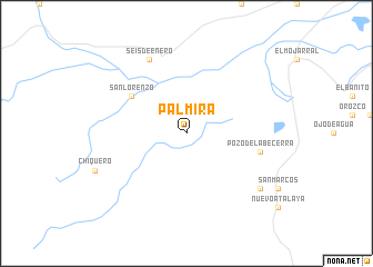 map of Palmira