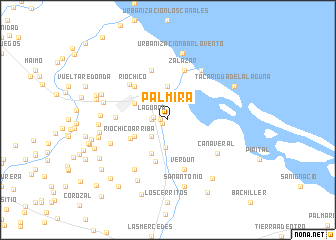 map of Palmira