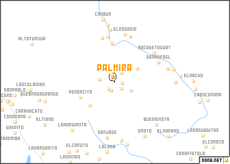 map of Palmira