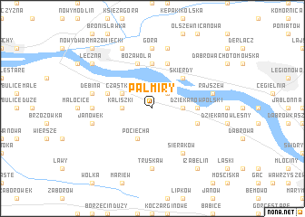 map of Palmiry