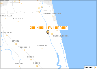 map of Palm Valley Landing