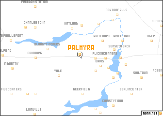 map of Palmyra