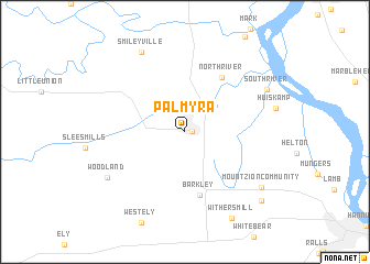 map of Palmyra