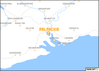 map of Palnackie