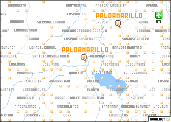 map of Palo Amarillo