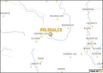 map of Palo Dulce