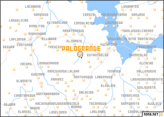 map of Palo Grande