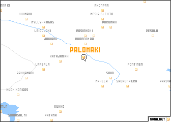 map of Palomäki