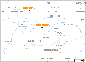 map of Palomas