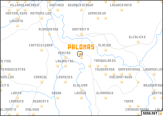 map of Palomas