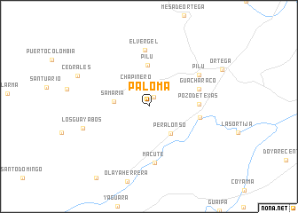 map of Paloma