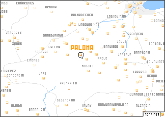 map of Paloma