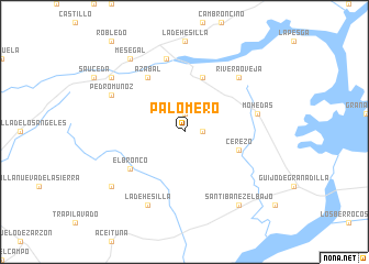 map of Palomero