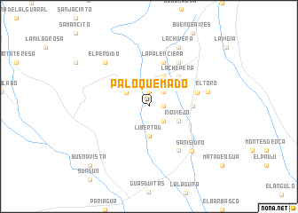 map of Palo Quemado