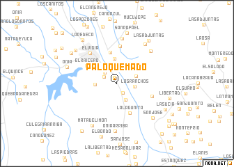 map of Palo Quemado