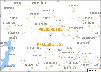 map of Palos Altos