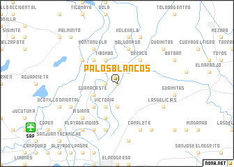 map of Palos Blancos