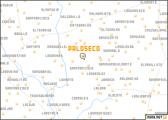 map of Palo Seco