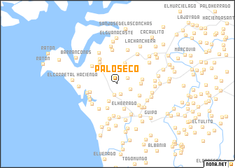 map of Palo Seco