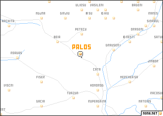 map of Paloş