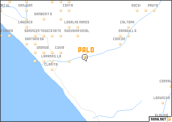 map of Palo