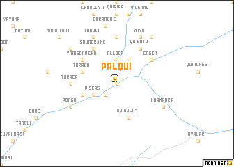 map of Palqui