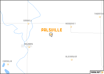 map of Palsville