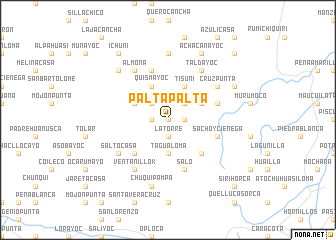 map of Paltapalta