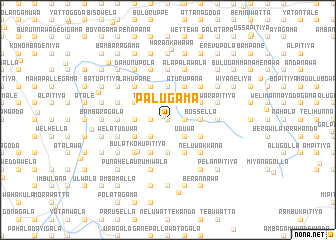 map of Palugama