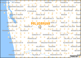 map of Palugamuwa