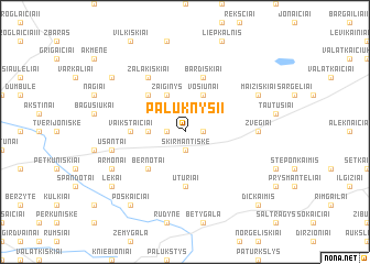 map of Paluknys II