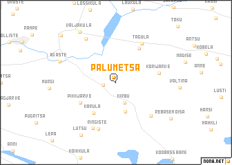 map of Palumetsa