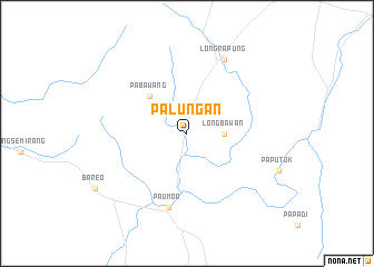 map of Pa Lungan