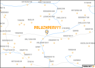 map of Paluzh Pervyy